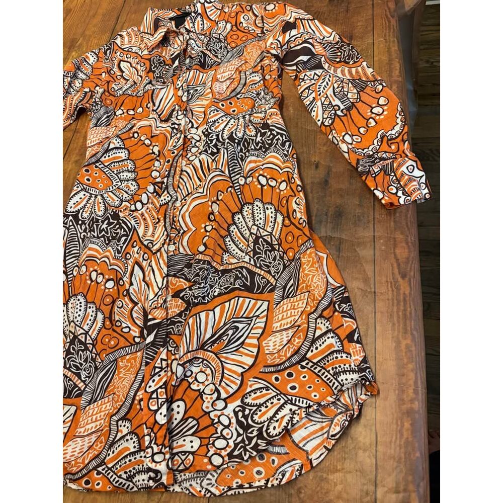 Sz 10 - Moda funky shirt dress